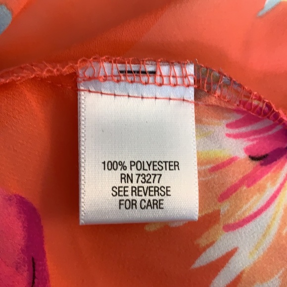 Floral Candie's High Low Sleeveless Blouse NWOT XL - Picture 7 of 8